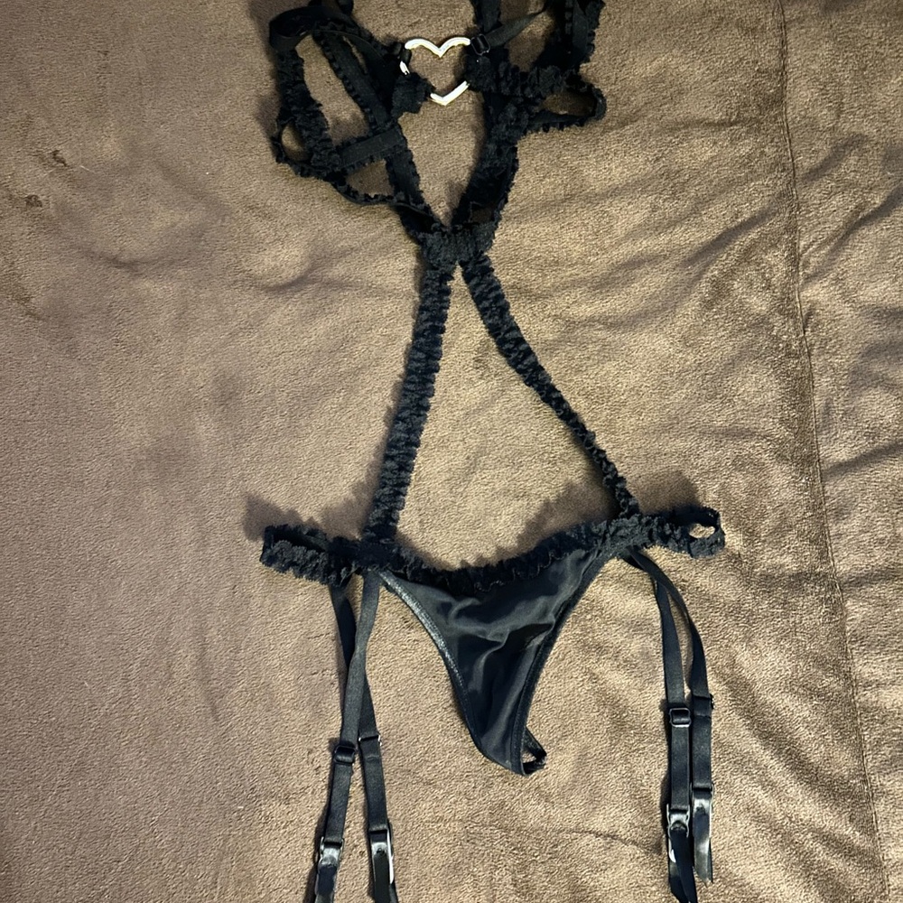 Victoria's Secret Black Satin Bra Intimates